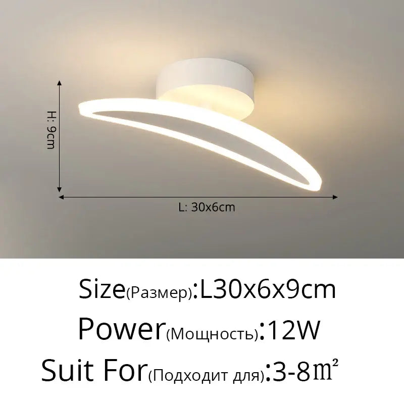 White Ceiling Light Strip