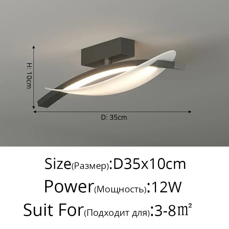 White Ceiling Light Strip