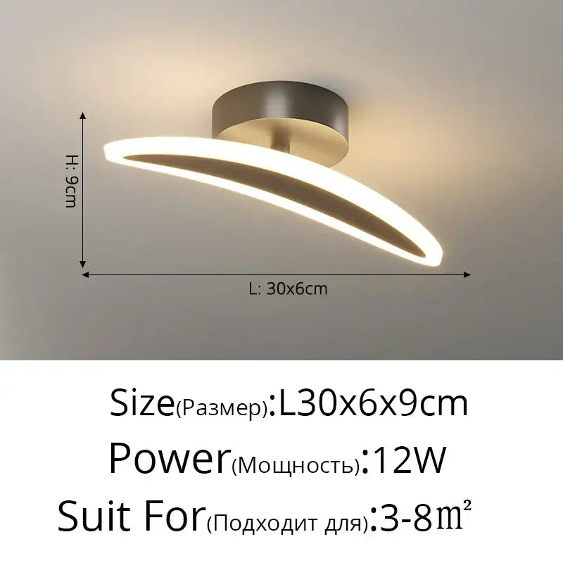 White Ceiling Light Strip