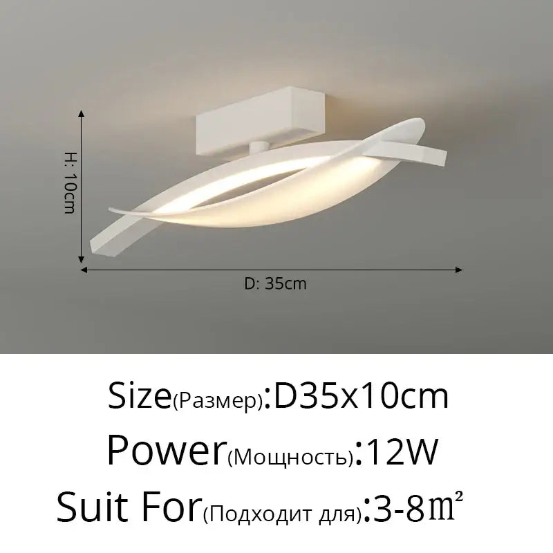 White Ceiling Light Strip