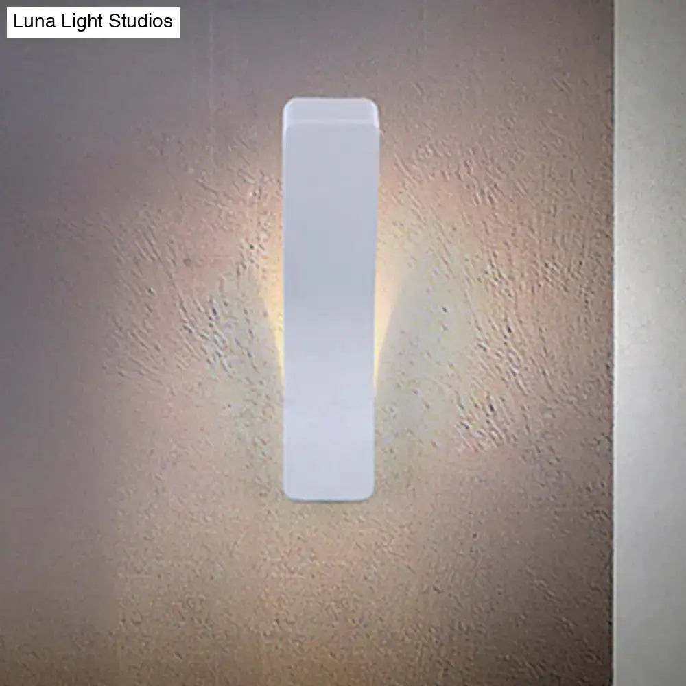 White Corridor Wall Light