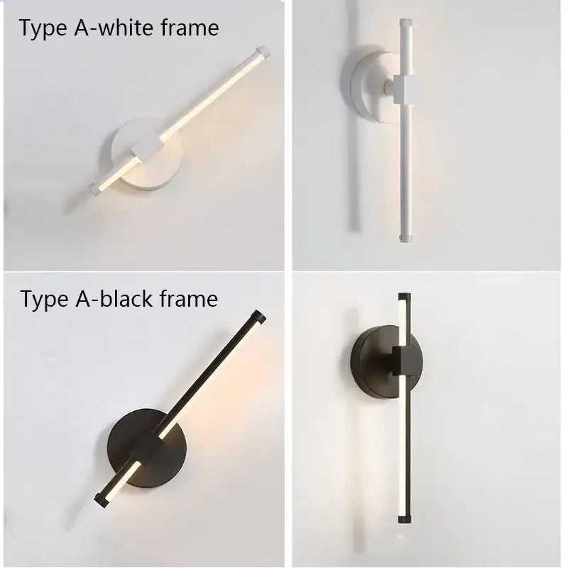 White LED Wall Sconce 30cm Length Warm Light