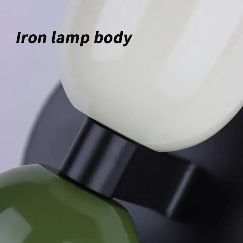 White Green Macaron Wall Lamp