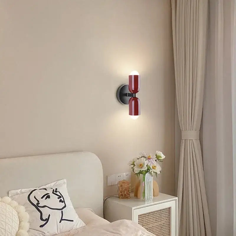 White Green Macaron Wall Lamp