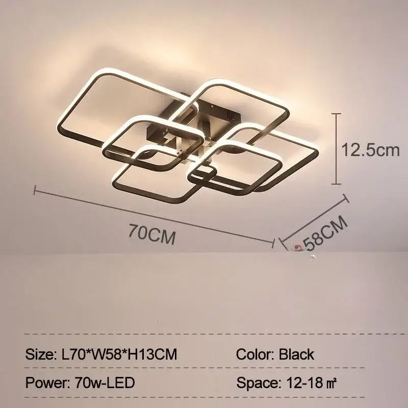 White Overlapping LED Light