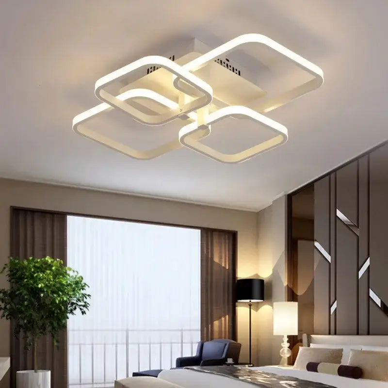 White Overlapping LED Light