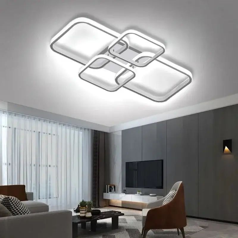White Overlapping LED Light