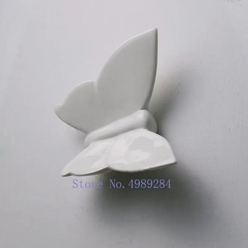 White Paper Butterfly Art