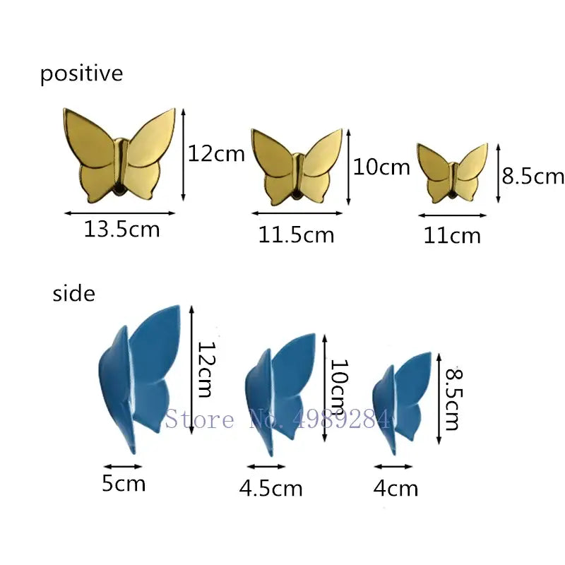 White Paper Butterfly Art