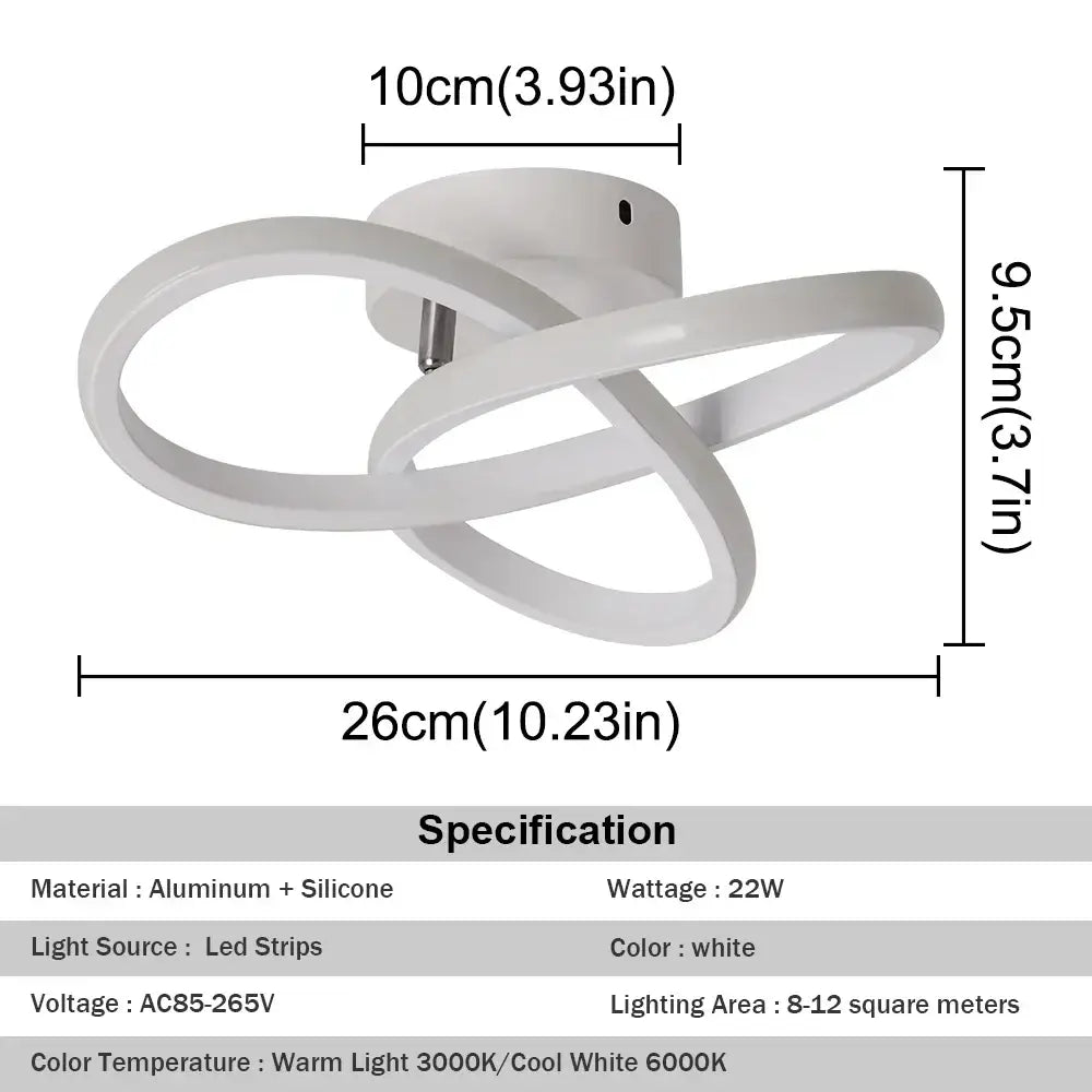 White Petal LED Chandelier