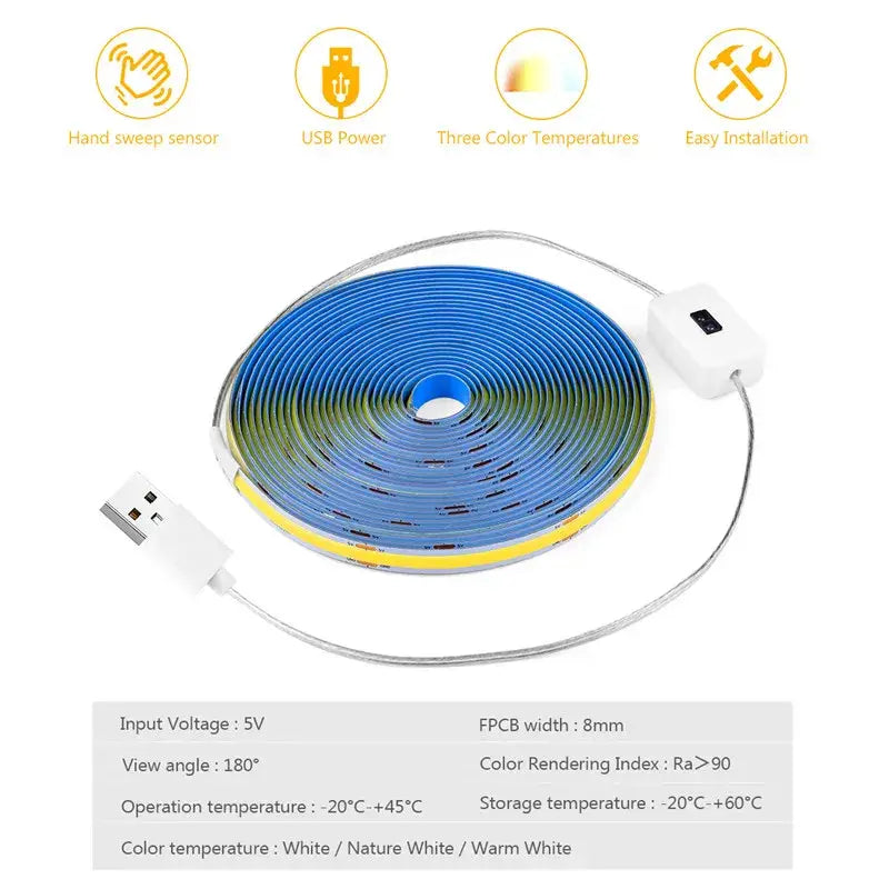 White LED Sensor Nightlight