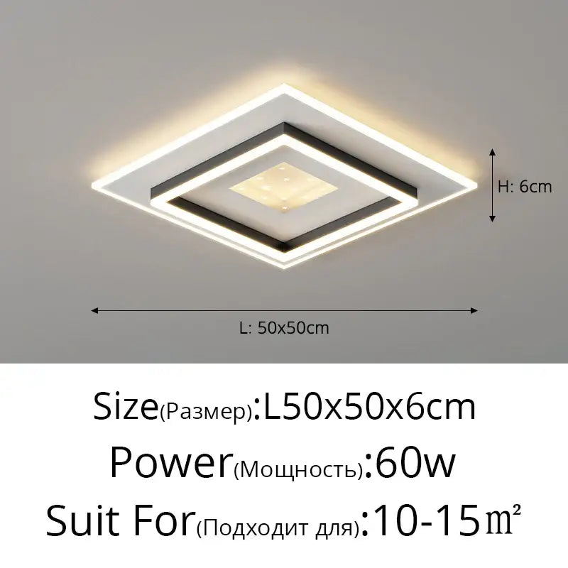 White LED Ceiling Chandelier with Dimmable Feature