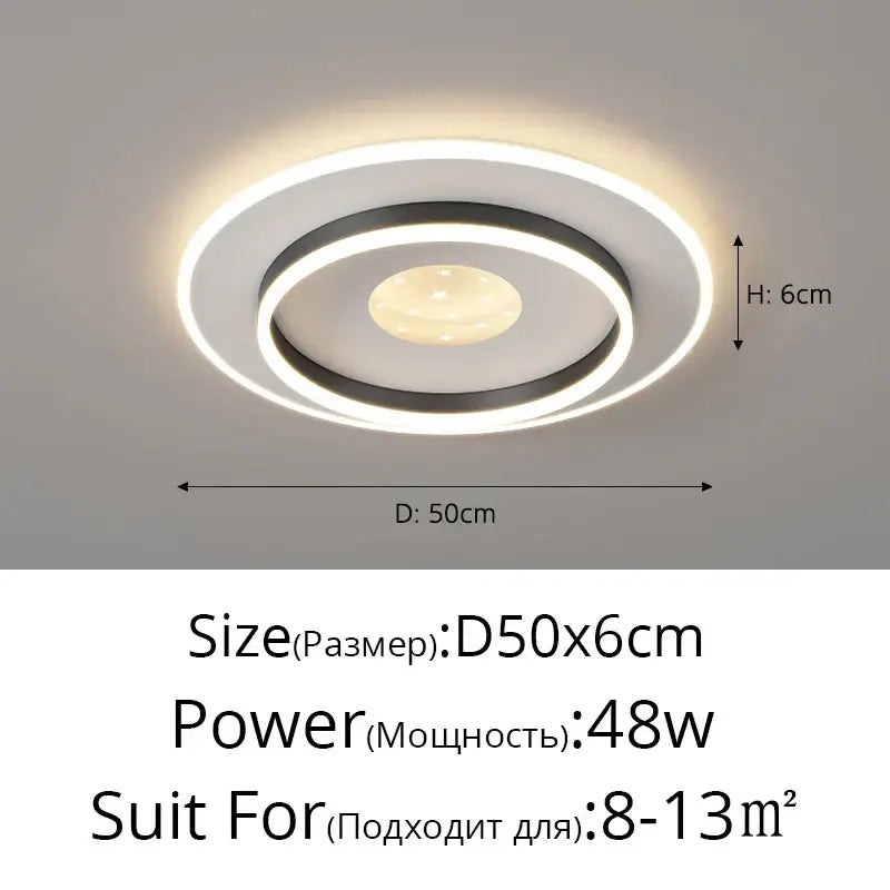 White LED Ceiling Chandelier with Dimmable Feature