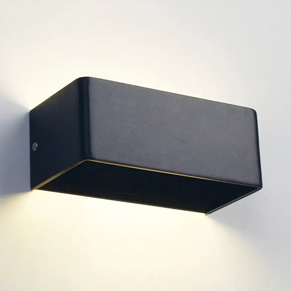 Gold Rectangular Wall Lamp
