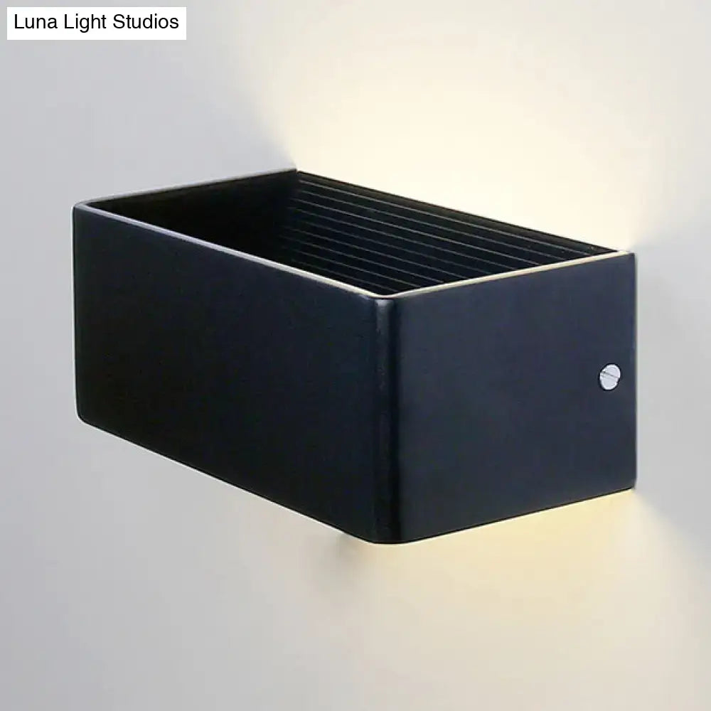 Gold Rectangular Wall Lamp