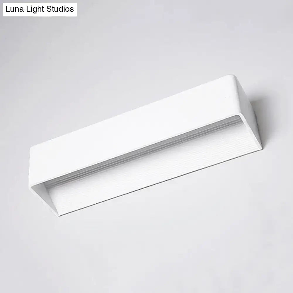 Gold Rectangular Wall Lamp