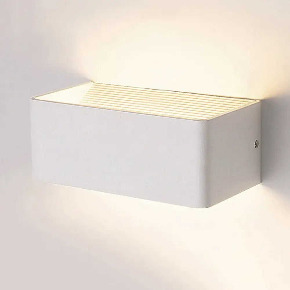 Gold Rectangular Wall Lamp