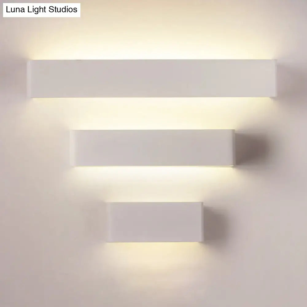 Gold Rectangular Wall Lamp