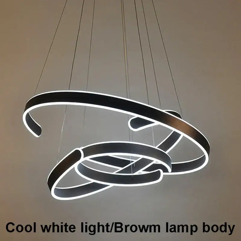 White Spiral Pendant Light