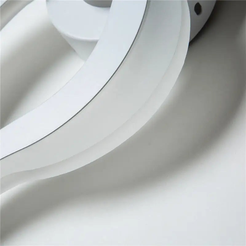 White Spiral LED Sconce