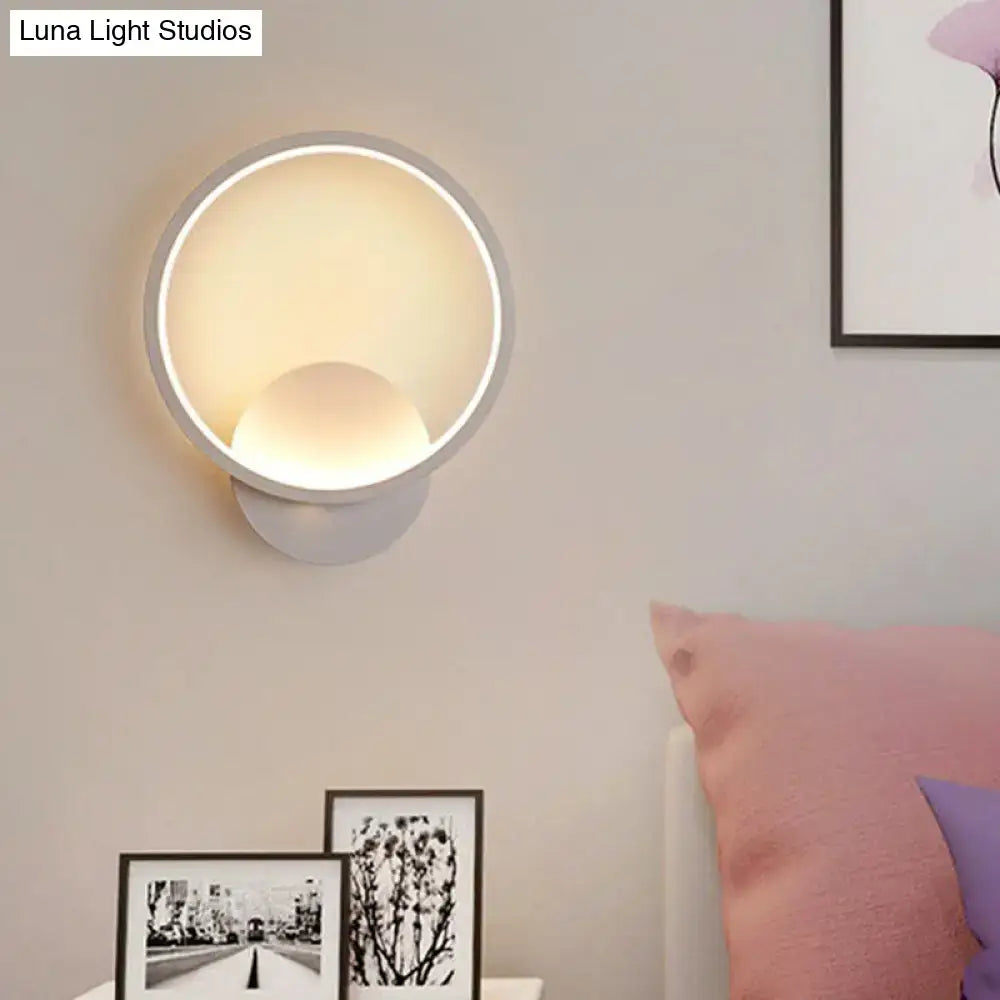 White Square Bedside Lamp