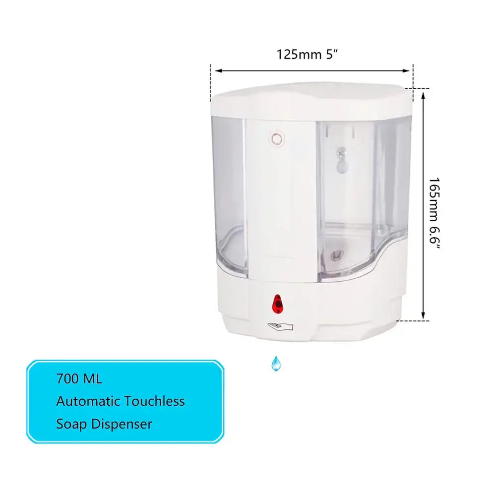 White Automatic Soap Dispenser