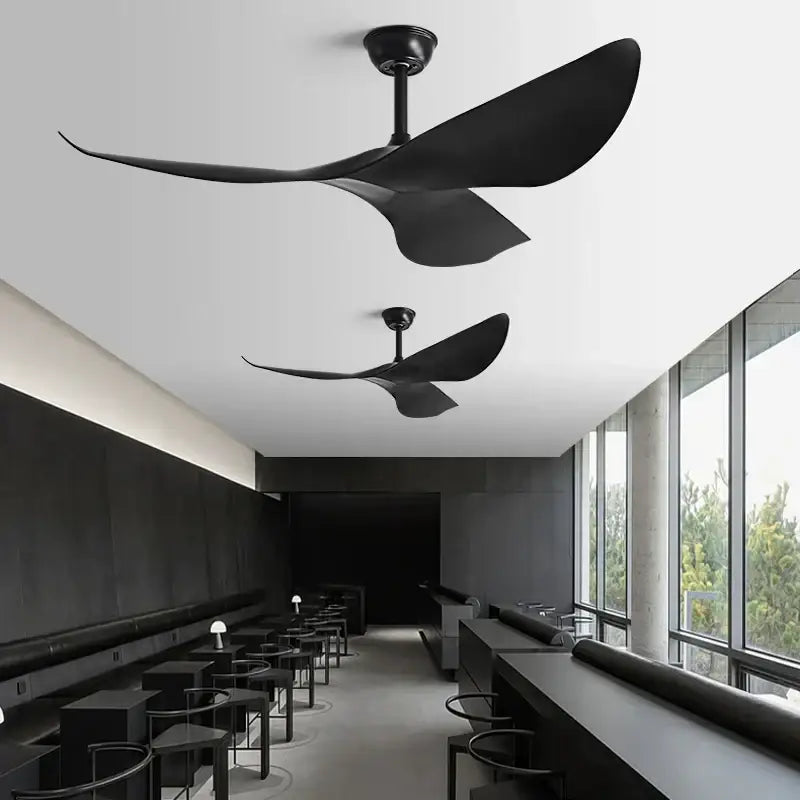 White Wood Grain Ceiling Fan