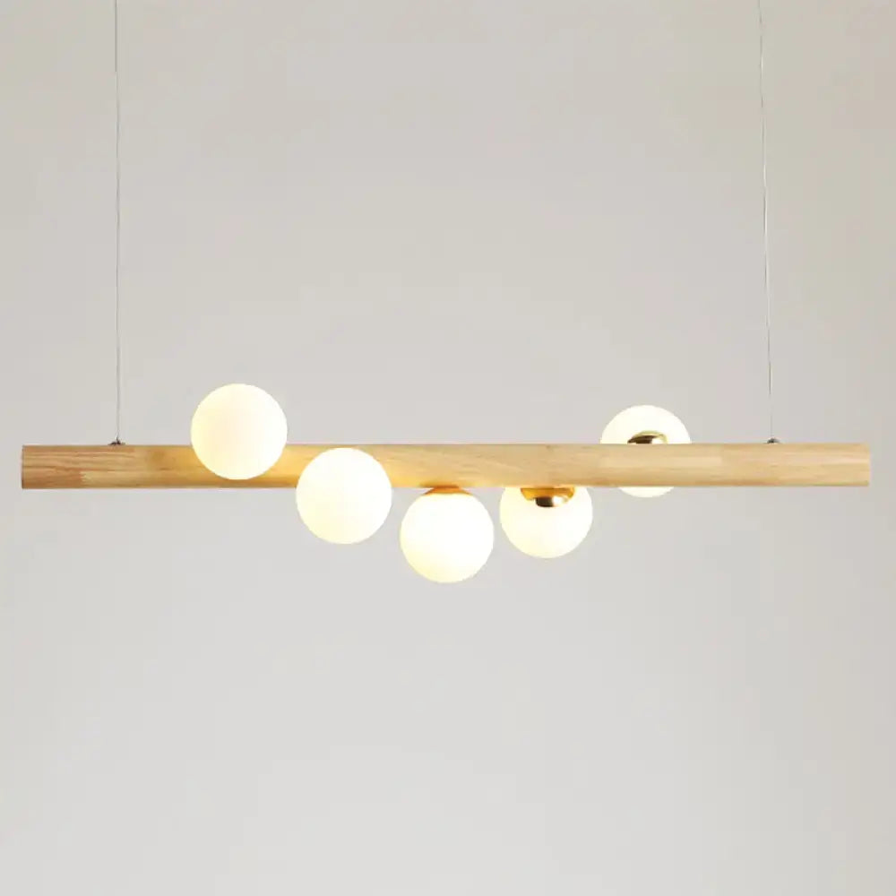 Milk Glass Suspension Light