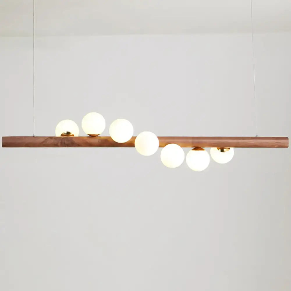 Milk Glass Suspension Light