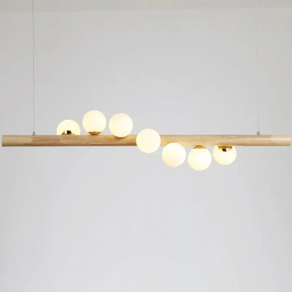 Milk Glass Suspension Light