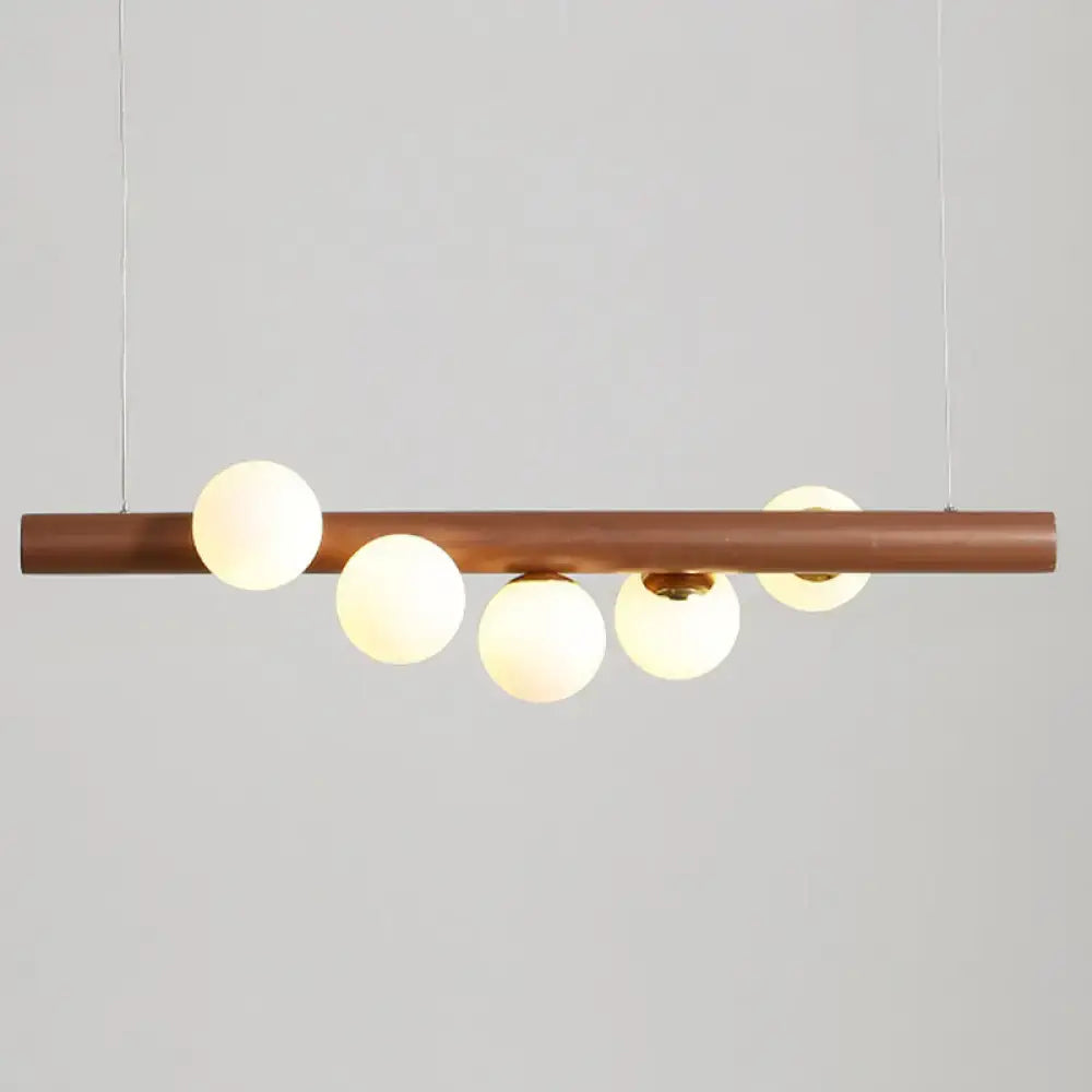 Milk Glass Suspension Light