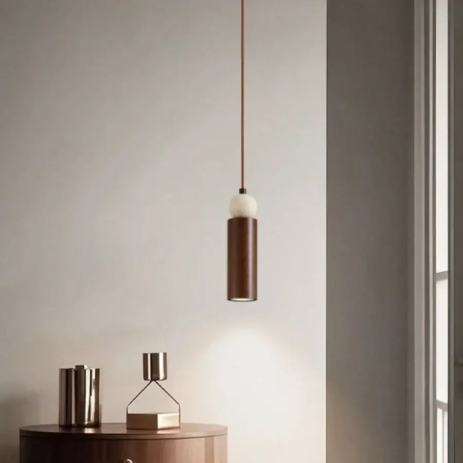 Travertine Iron Pendant Light