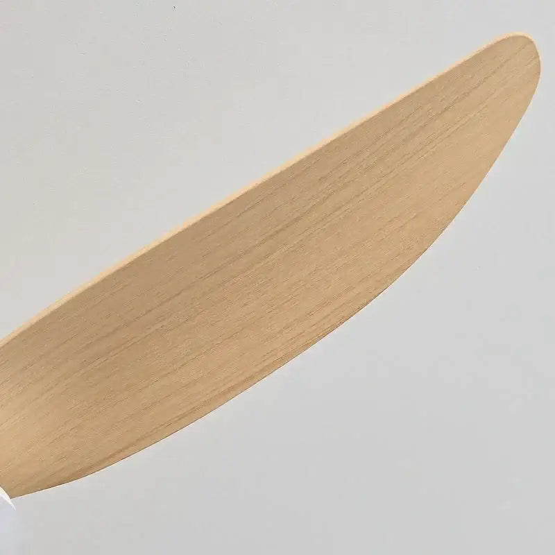 White Wood 40-Inch Minimalist Ceiling Fan