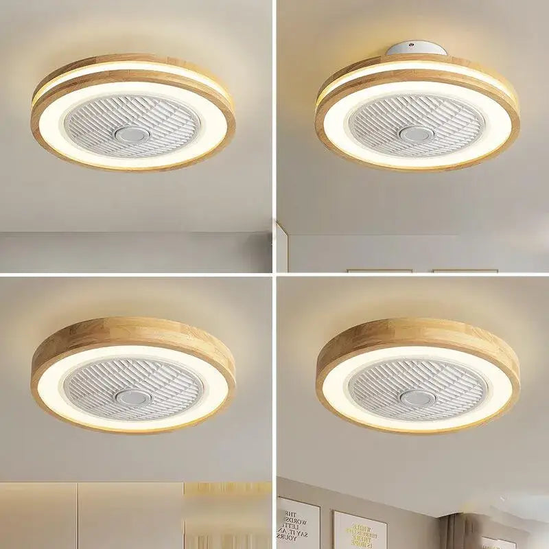 Wood LED Ceiling Fan