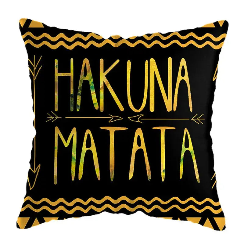 Yellow Geometric Pillowcase