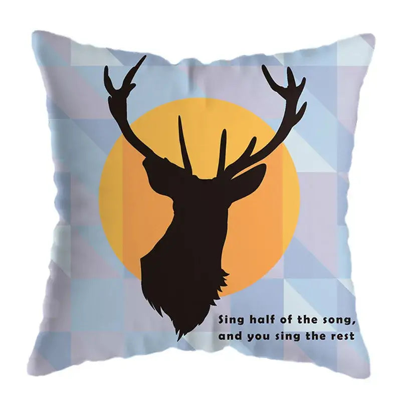 Yellow Geometric Pillowcase