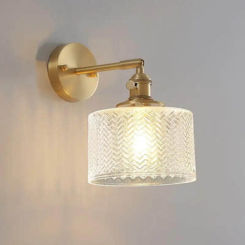 Green Glass Wall Lamp