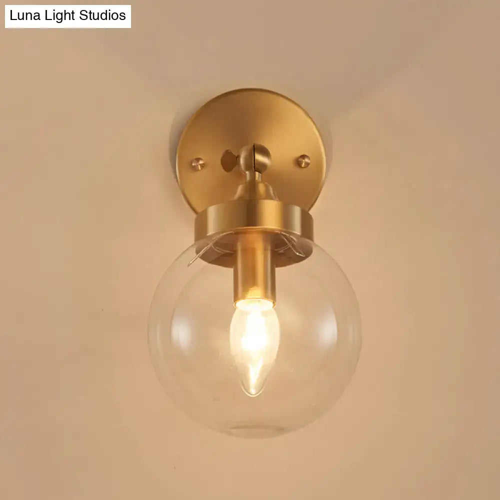 Brass Ball Rotatable Wall Lamp