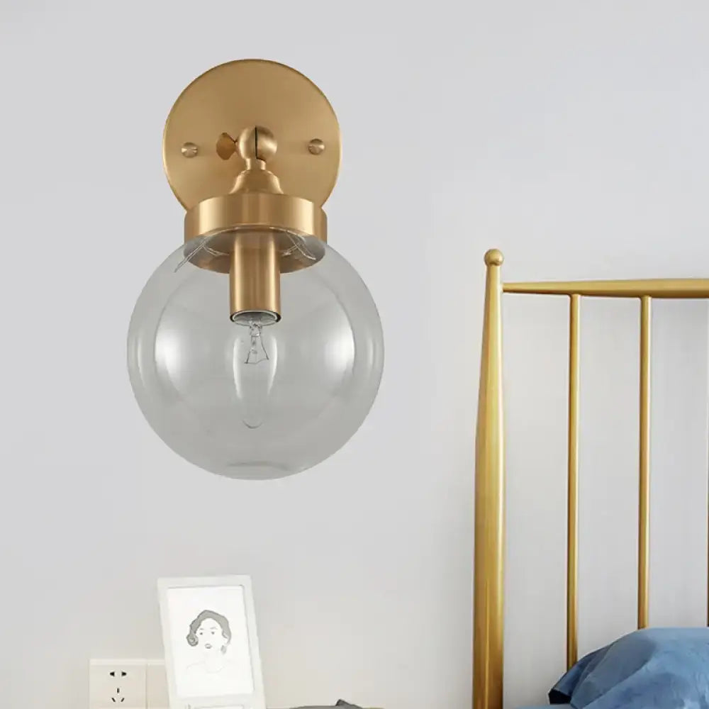 Brass Ball Rotatable Wall Lamp