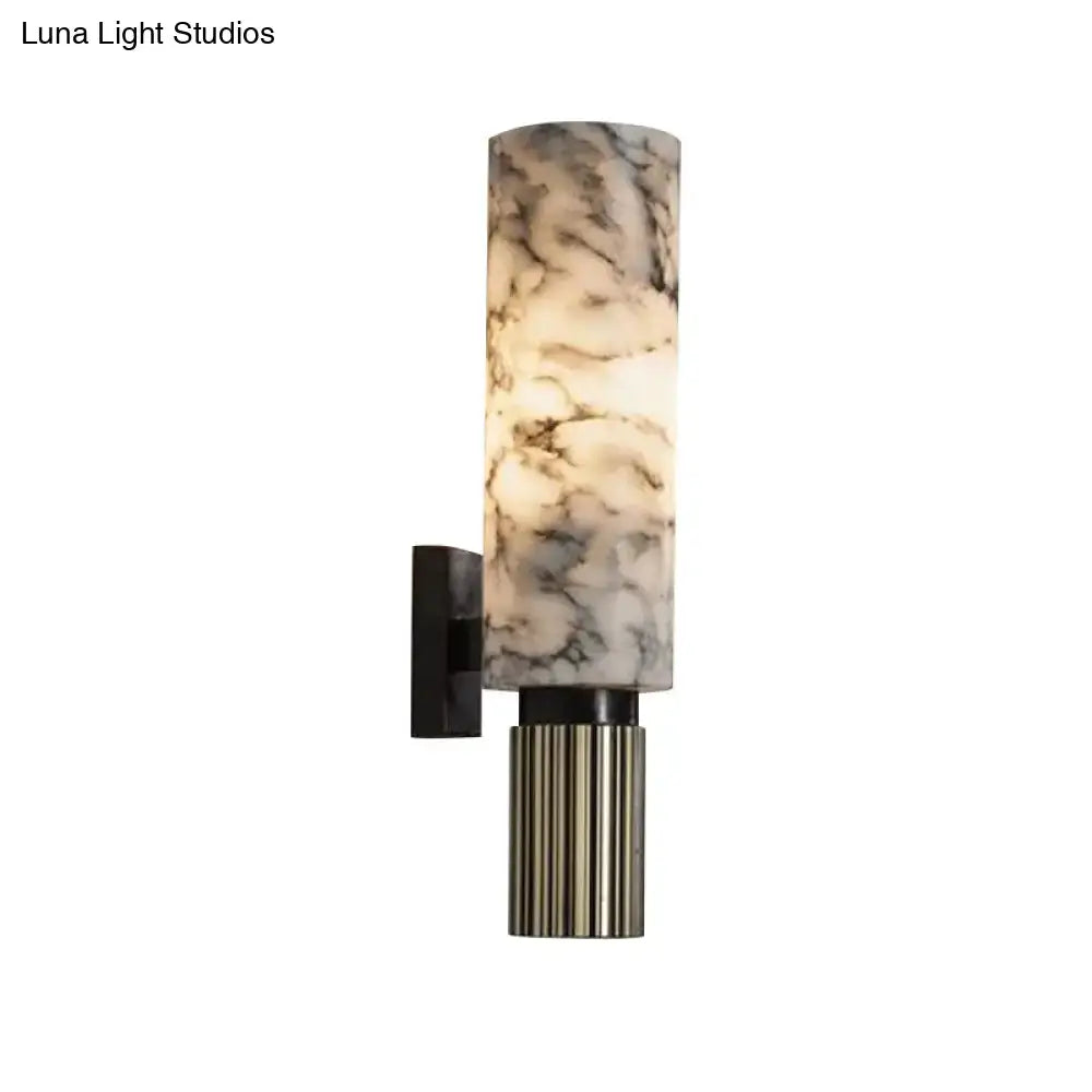 Black Marble Wall Sconce