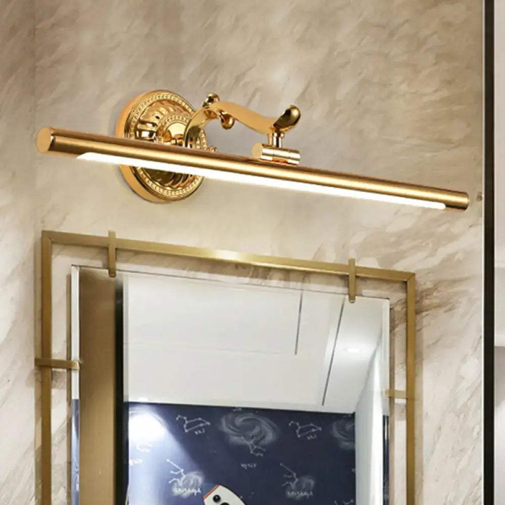 Gold Linear Vanity Light