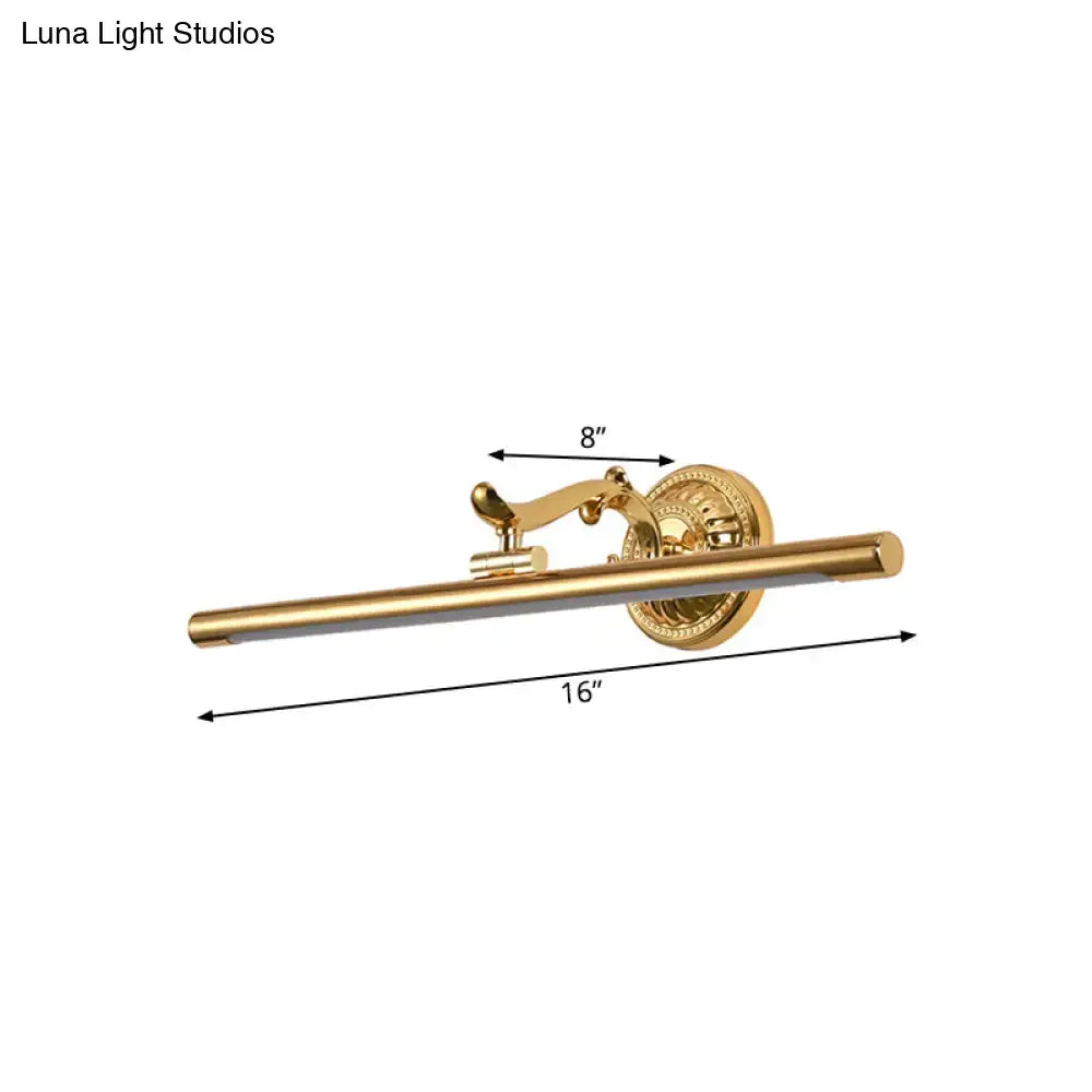 Gold Linear Vanity Light