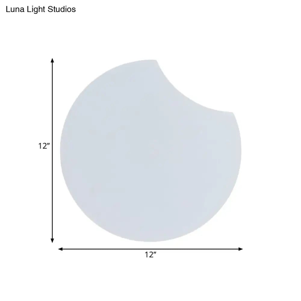 Gray Circular Wall Light