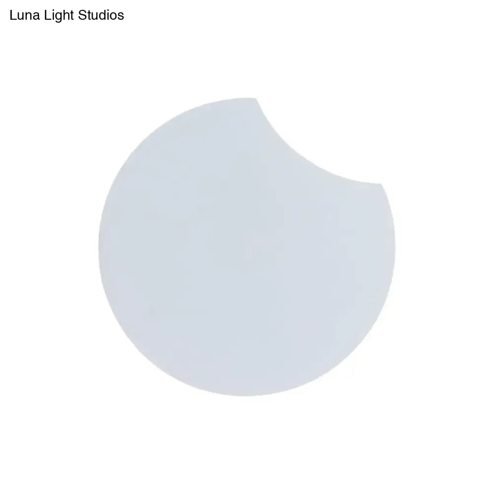 Gray Circular Wall Light