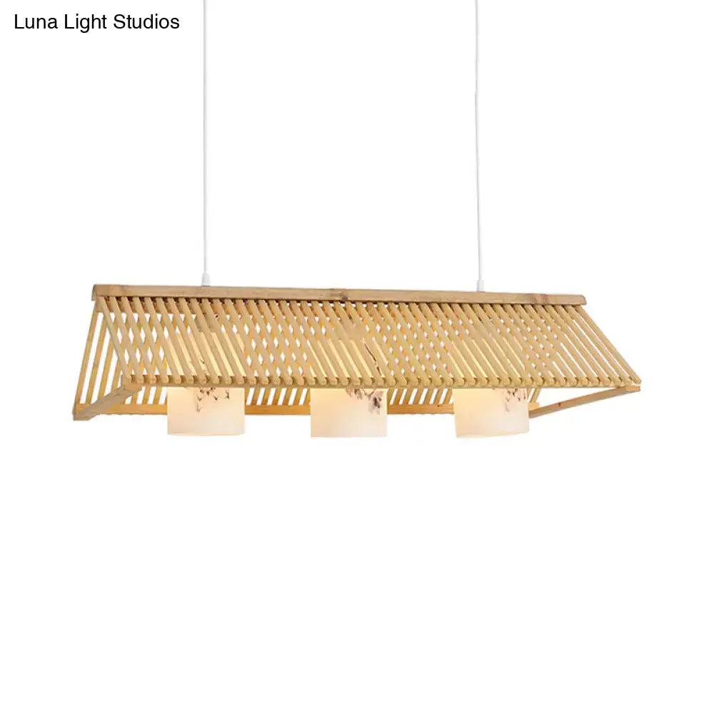Bamboo Linear Island Light