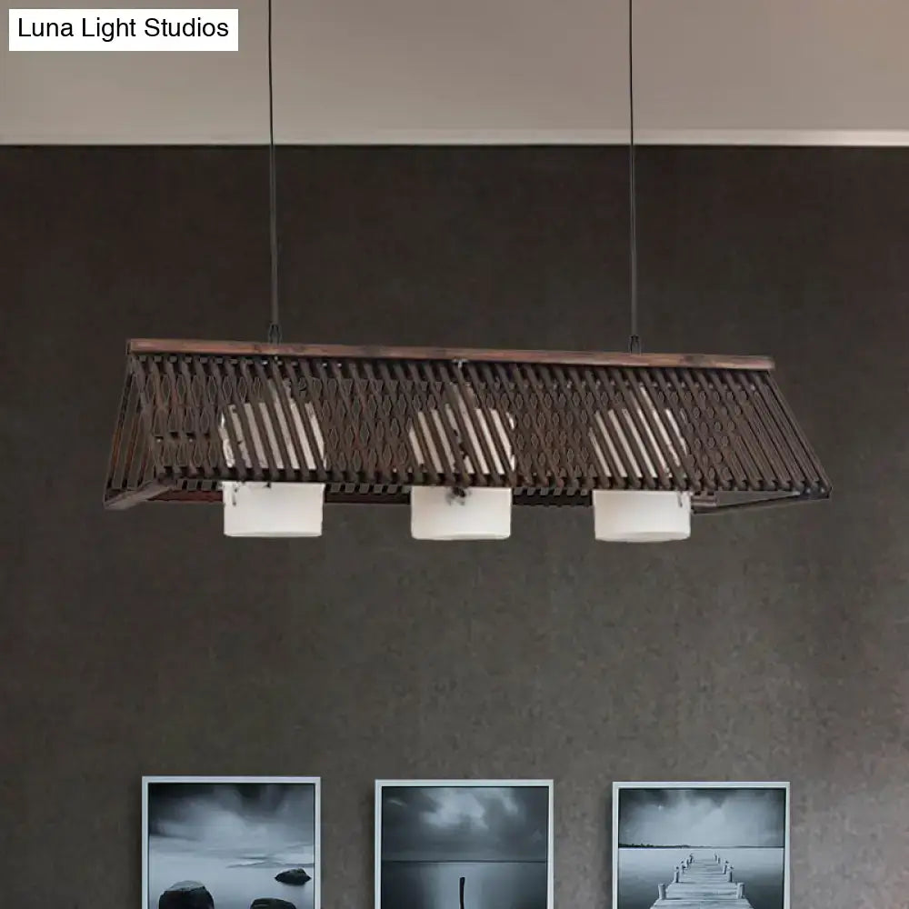 Bamboo Linear Island Light