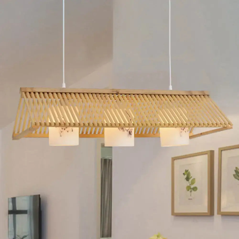 Bamboo Linear Island Light