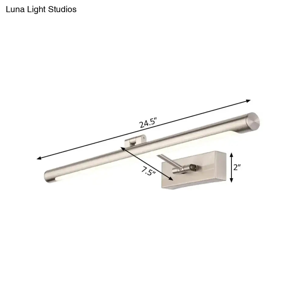 Silver Adjustable LED Lamp Four Size Options