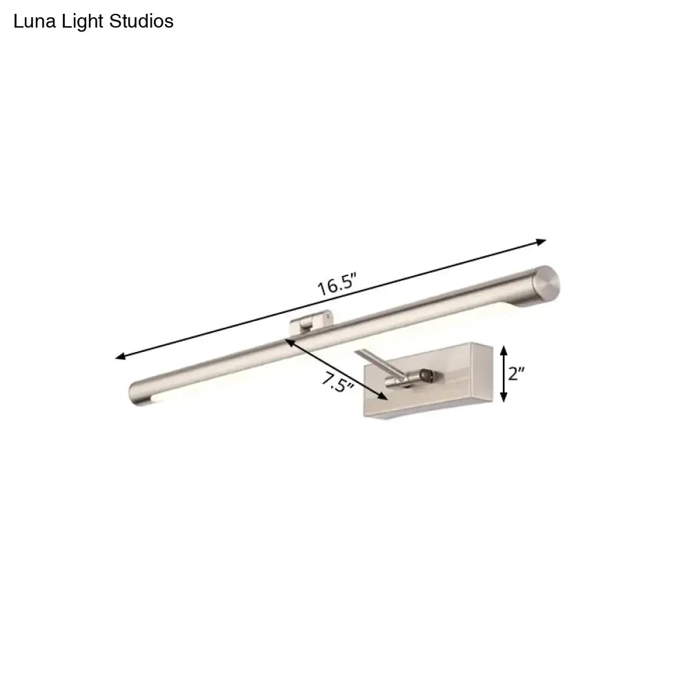 Silver Adjustable LED Lamp Four Size Options