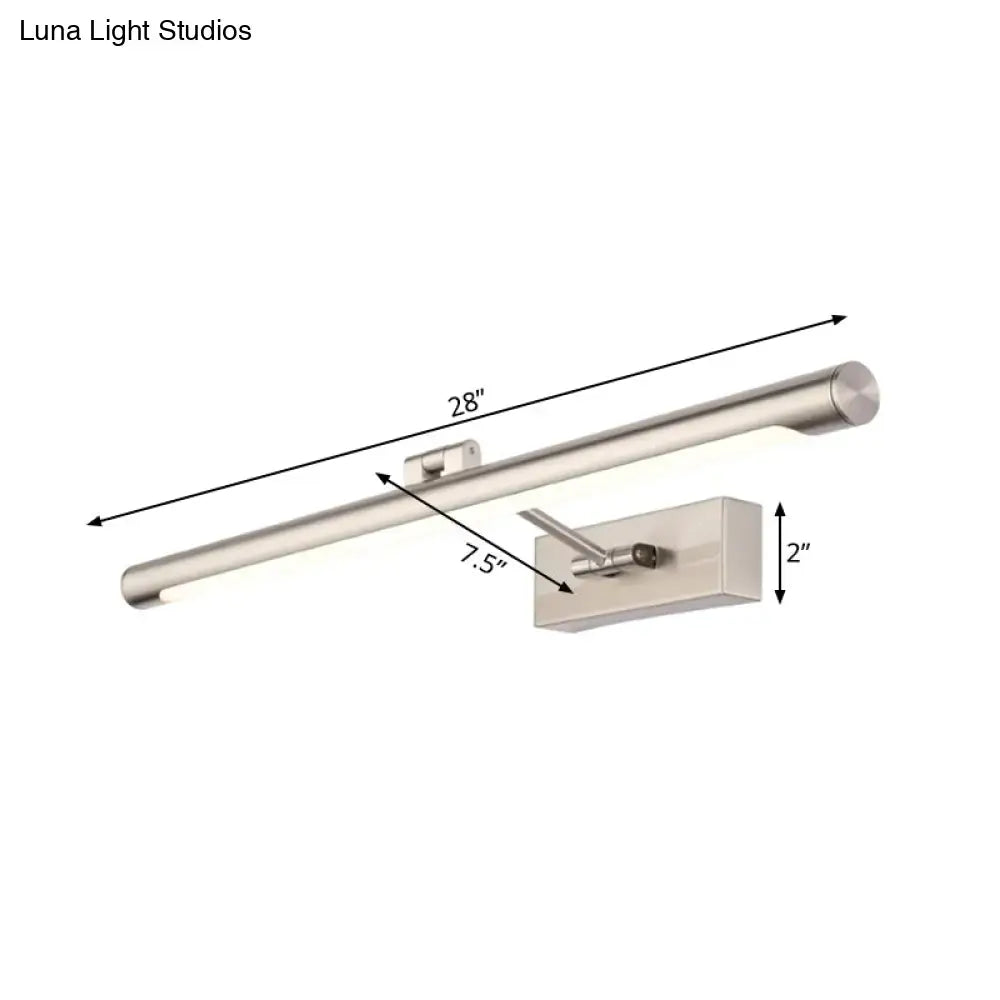 Silver Adjustable LED Lamp Four Size Options